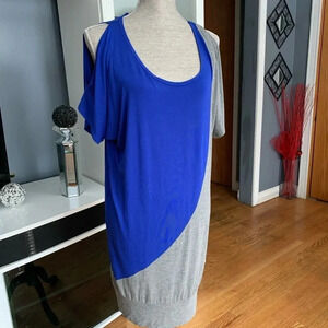 **NEW Pink Rose Cold Shoulder Shirt Dress